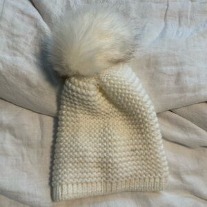 Faux Fur Puff Knit Hat | Juicy Couture